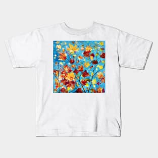 Maple Leaves. Autumn Kids T-Shirt